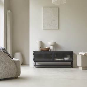 Antonin - Mueble para TV de metal de 120 cm