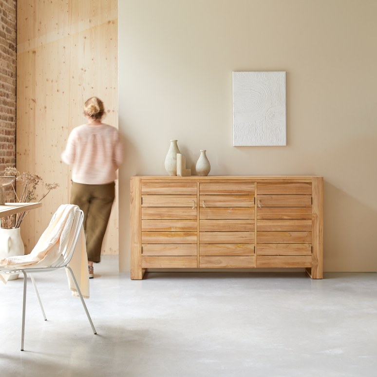 Minimalys - Sideboard in solid teak - 170 cm